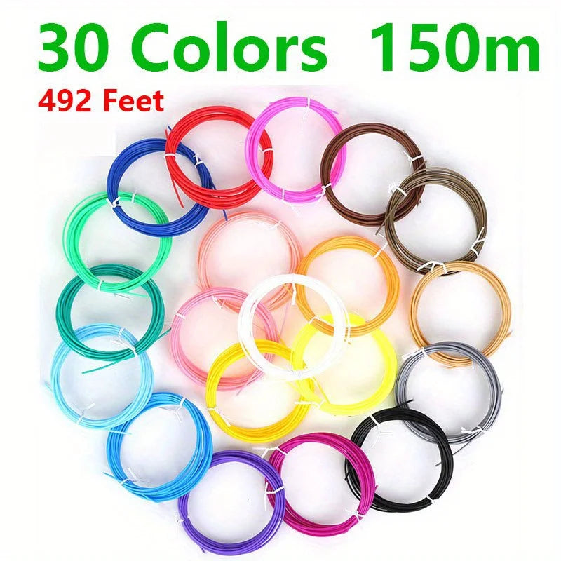 High Quality PCL Filament, Low Temperature 3D Pen Filament 1.75MM,Suitable For Low Temperature 3D Pen, Bright Colors, No Repetit