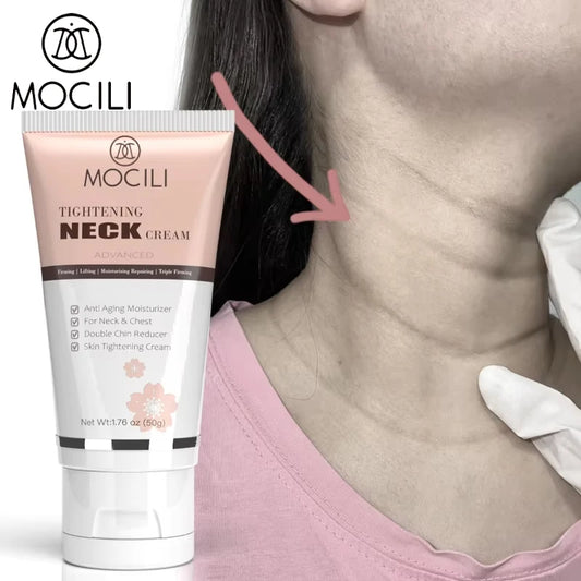 MOCILI Neck Cream Firming Anti Wrinkle Tightening Remove Dark Spot Whitening Massage Anti Aging Moisturizing Beauty Shape 50g