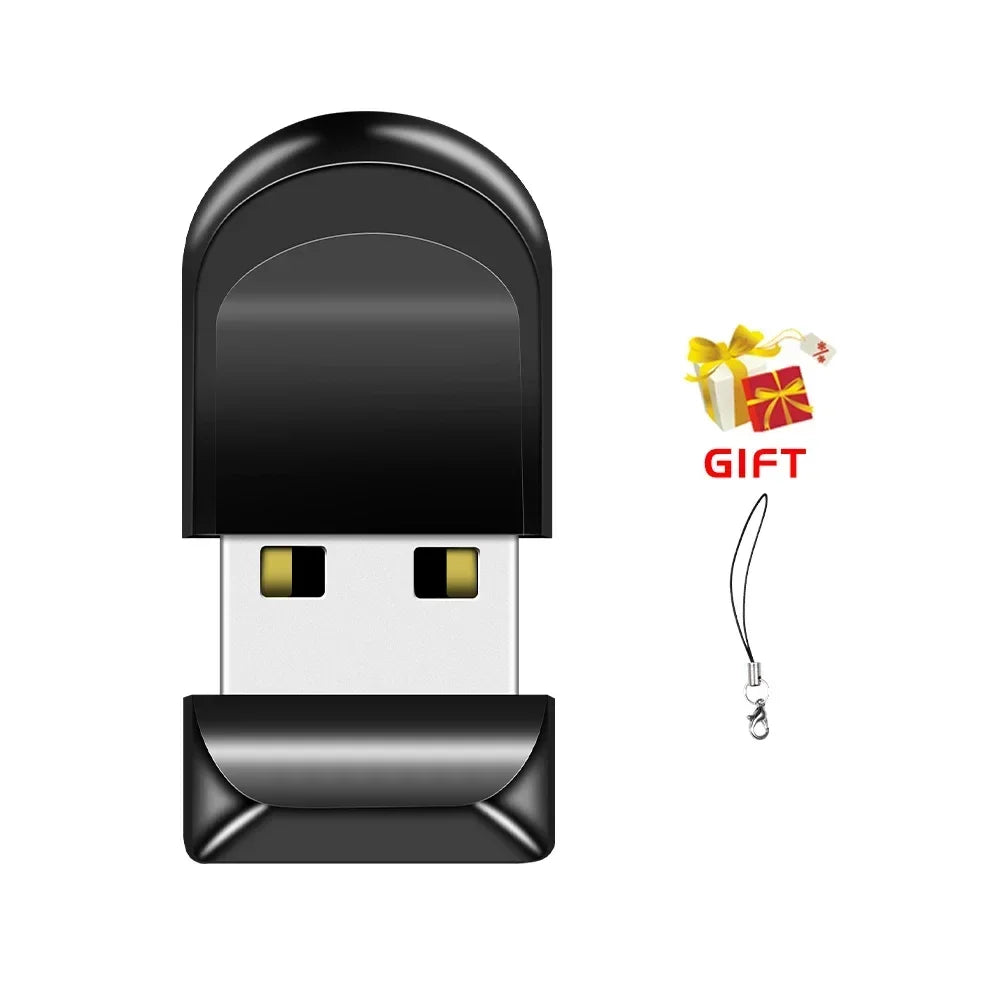 JASTER Mini Pen Drive 128GB Key Chain Memoria USB 64GB Black USB Flash Drive Creative Gift 32GB for Computer Memory Stick 16GB