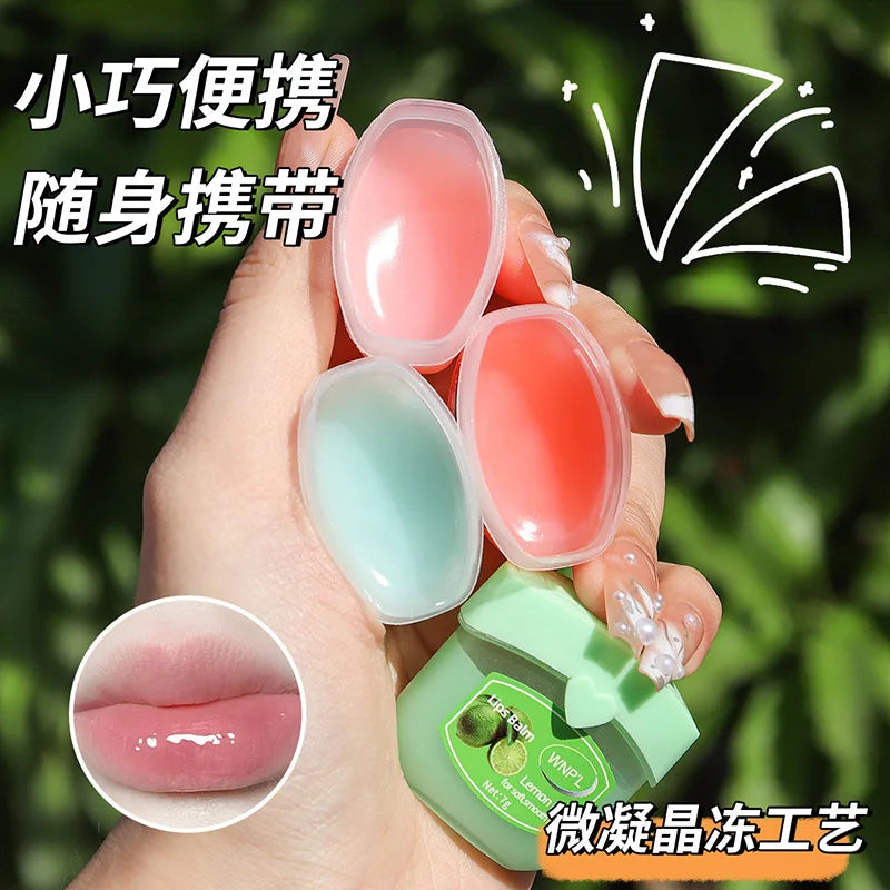 Vaseline Fruit Series Lip Balm Lips Avocado Honey Peach Cream Natural Nourishing Plant Lip Balm Tinted and Clear Lips Care