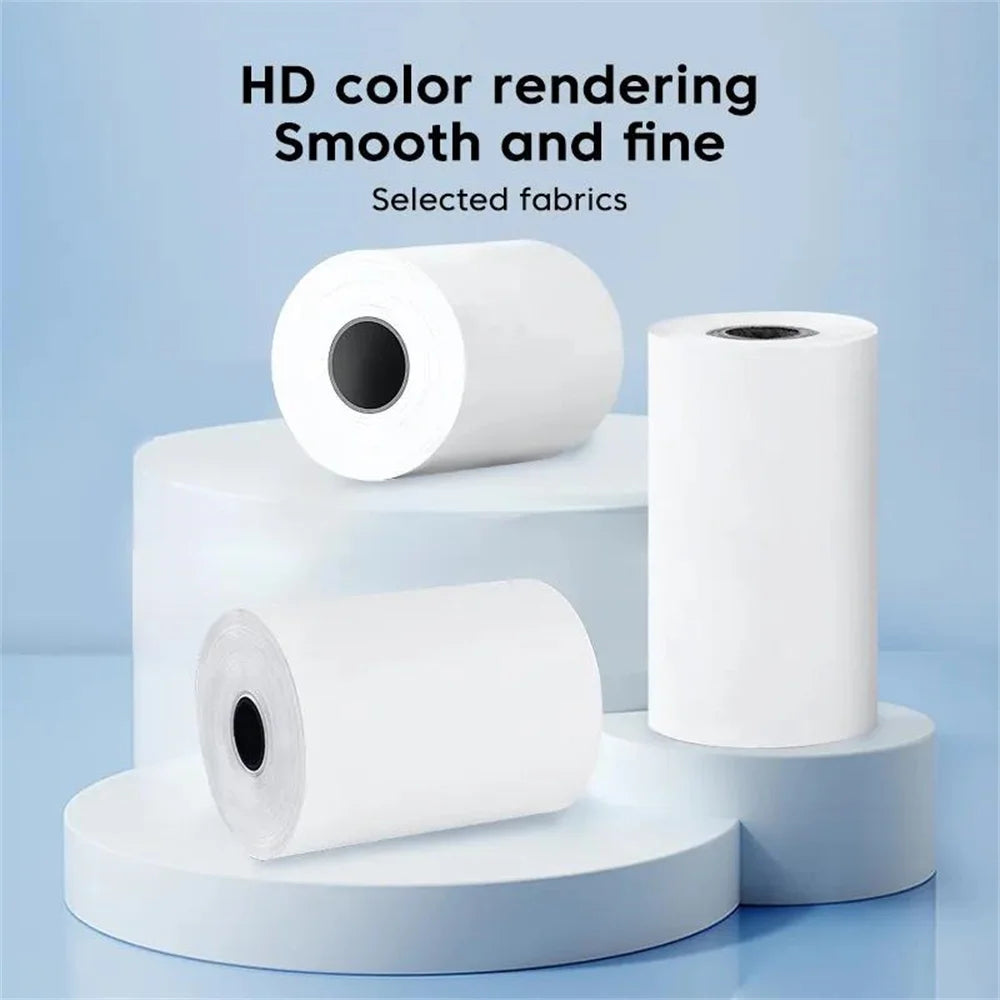 HD Mini Printer Thermal Paper Label Sticker Colorful Adhesive Self-adhesive Paper For Wireless Bluetooth Photo Inkless Printer