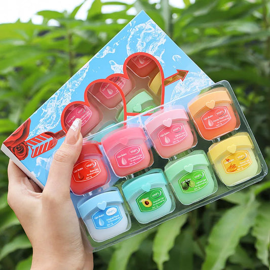Vaseline Fruit Series Lip Balm Lips Avocado Honey Peach Cream Natural Nourishing Plant Lip Balm Tinted and Clear Lips Care