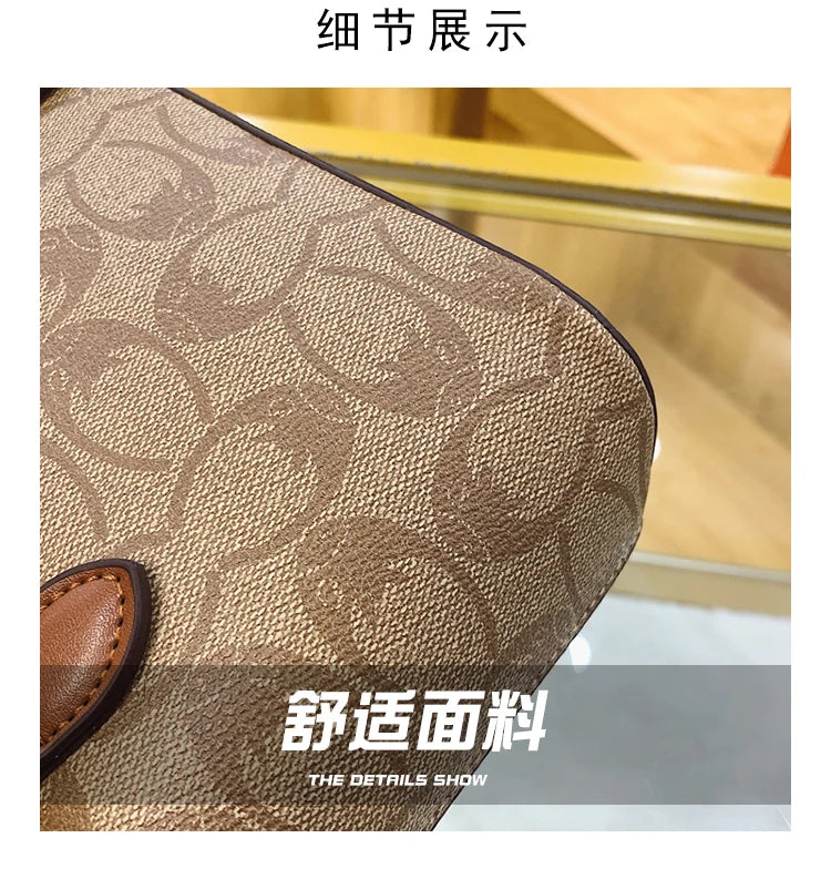 Chic Vintage Messenger Bag For Women - High-Quality Leather Crossbody Purse With Modern Minimalist Luxury Designer Style