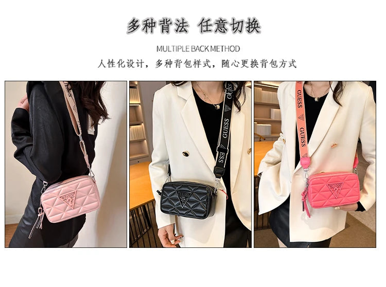 Stylish Leather Crossbody Bag For Women Fashion Shoulder Handbag Ladies Designer Tote Elegant Purse