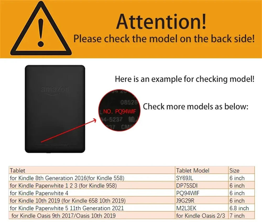 For Kindle Voyage Cover Kindle 7th Generation Case 2014 Released NM460GZ Protective Shells Funda Ebook Capa Shockproof