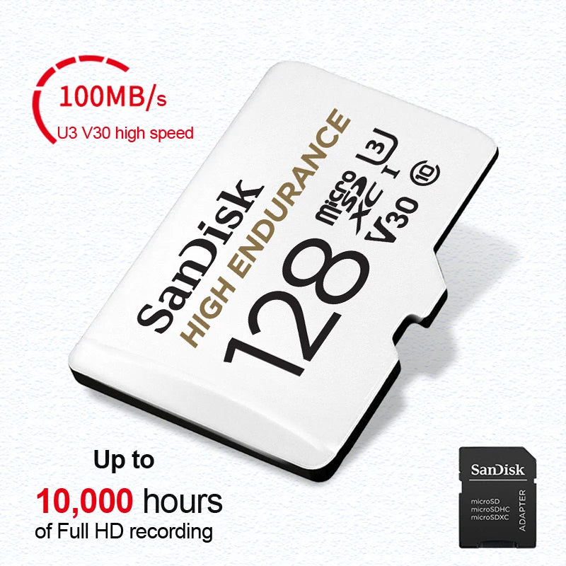 SanDisk Memory Card microsd 512GB 256GB 128GB 64GB micro SD Card Extreme/Extreme PRO TF Card Class10 U3 V30 4K UHD A2 micro SDXC