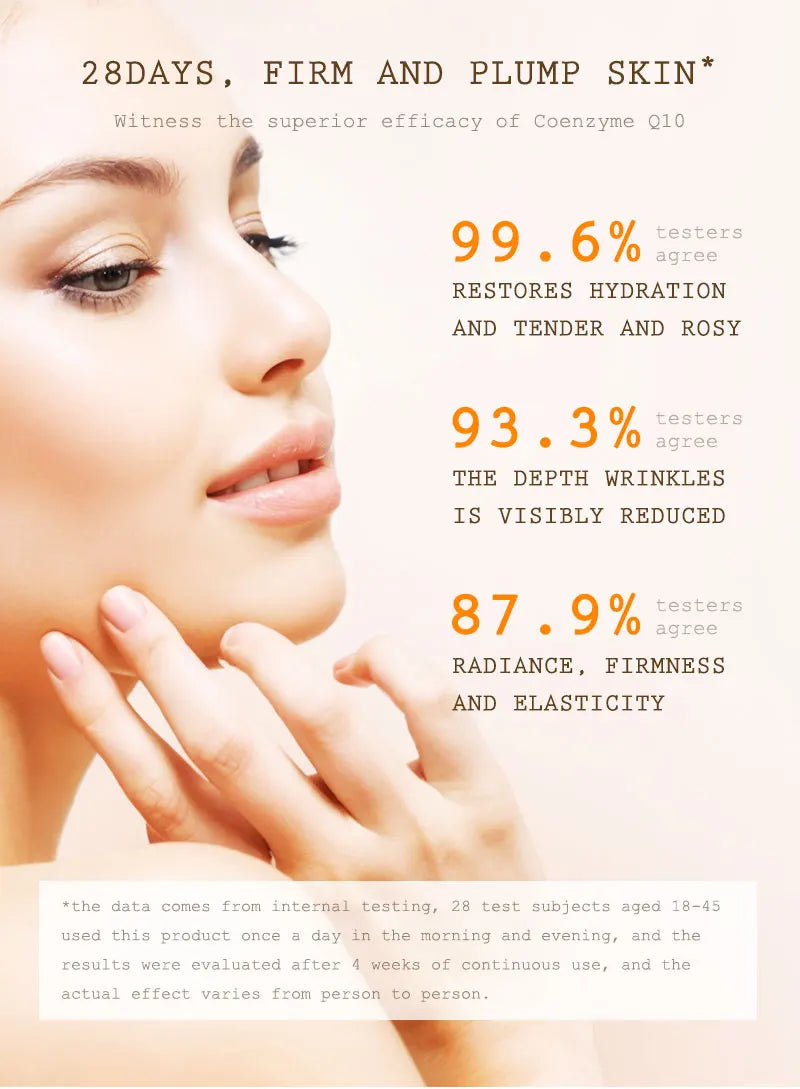 BELYN BERLY Coenzyme Q10 Serum 3PCS/Lot Minimize Pores and Moisturizing Face Flabby Skin Hyaluronic Acid Essence Facial Care